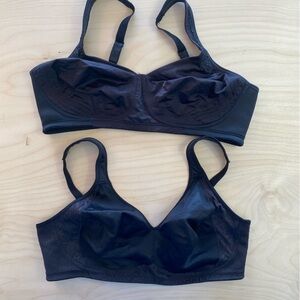 Bundle of 2 18 hour Playtex Bras 38D (EX)